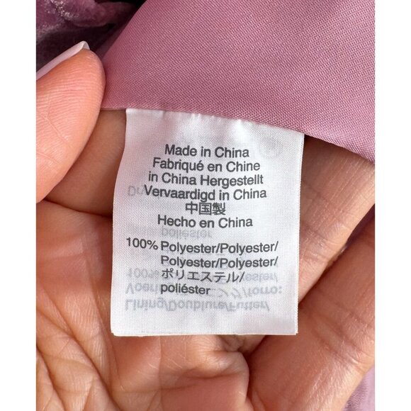 J.Crew Velvet Tulip-Hem Dress Long Sleeve Scoop Neck Guava Berry Pink Size 22 - Picture 11 of 12